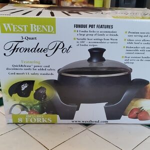 3 QT Fondue Pot
